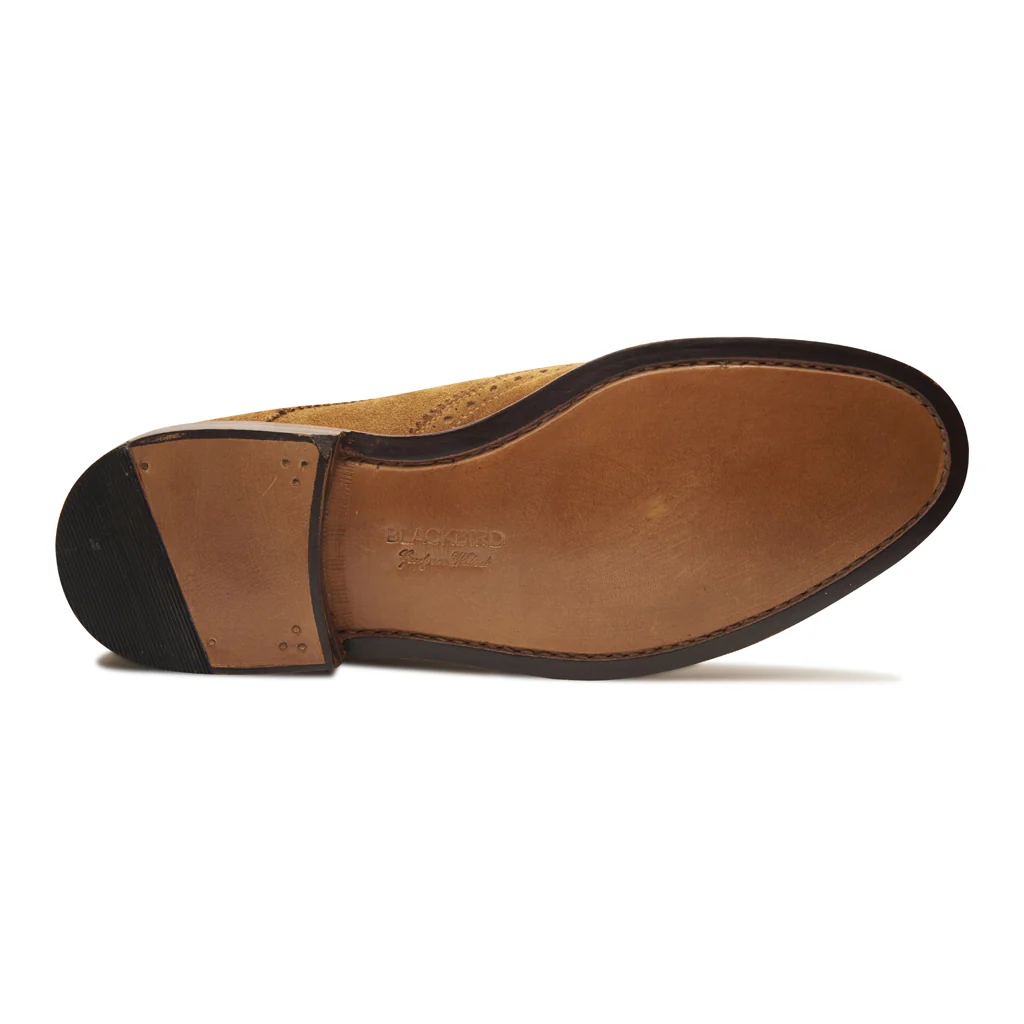 Lewinsky, Wingtip Derby Boot - Tan Suede | Hand-welted Summer Classics - Image 5