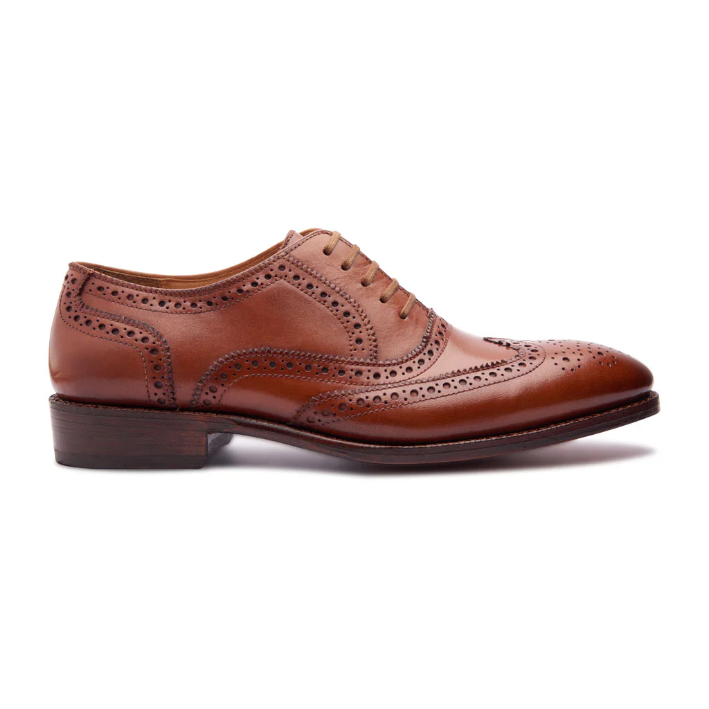 Marcell, Full Brogue Oxford - Chestnut | Hand Welted | Classics Collection