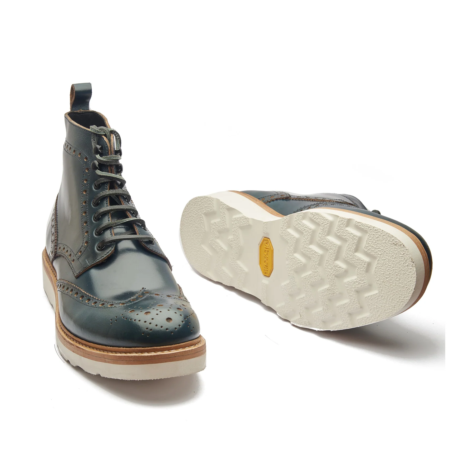 Montero, Wingtip Derby Boot - Navy Chromexcel | New Age - Image 4