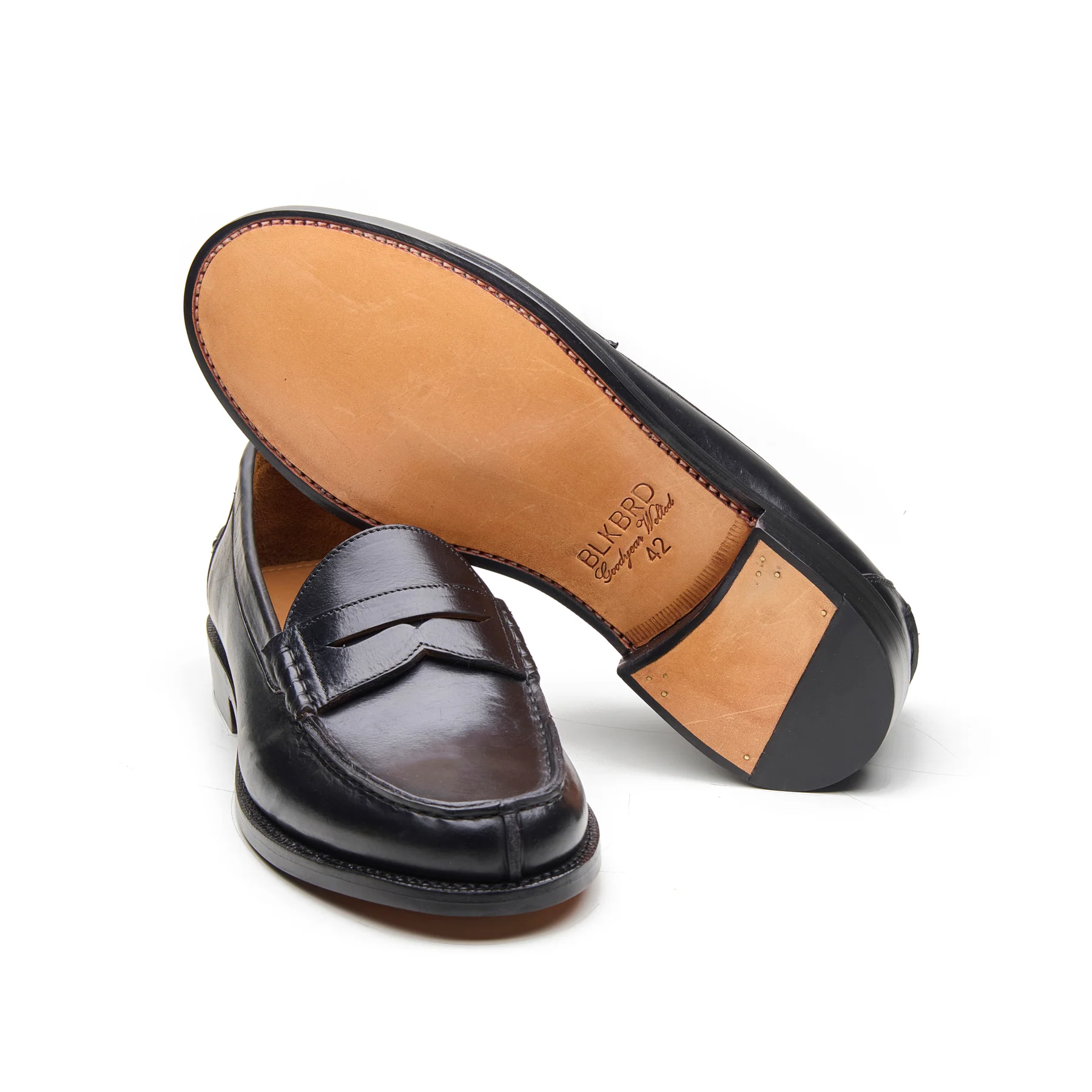 Niagara, Norwegian Split Toe Loafer - Black Chromexcel | Goodyear Welted - Image 3