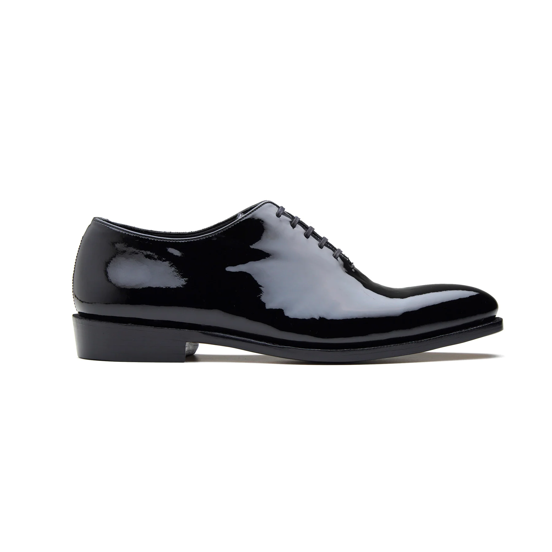 Romanoff, Whole-cut Oxford - Black Patent | Tuxedo Collection